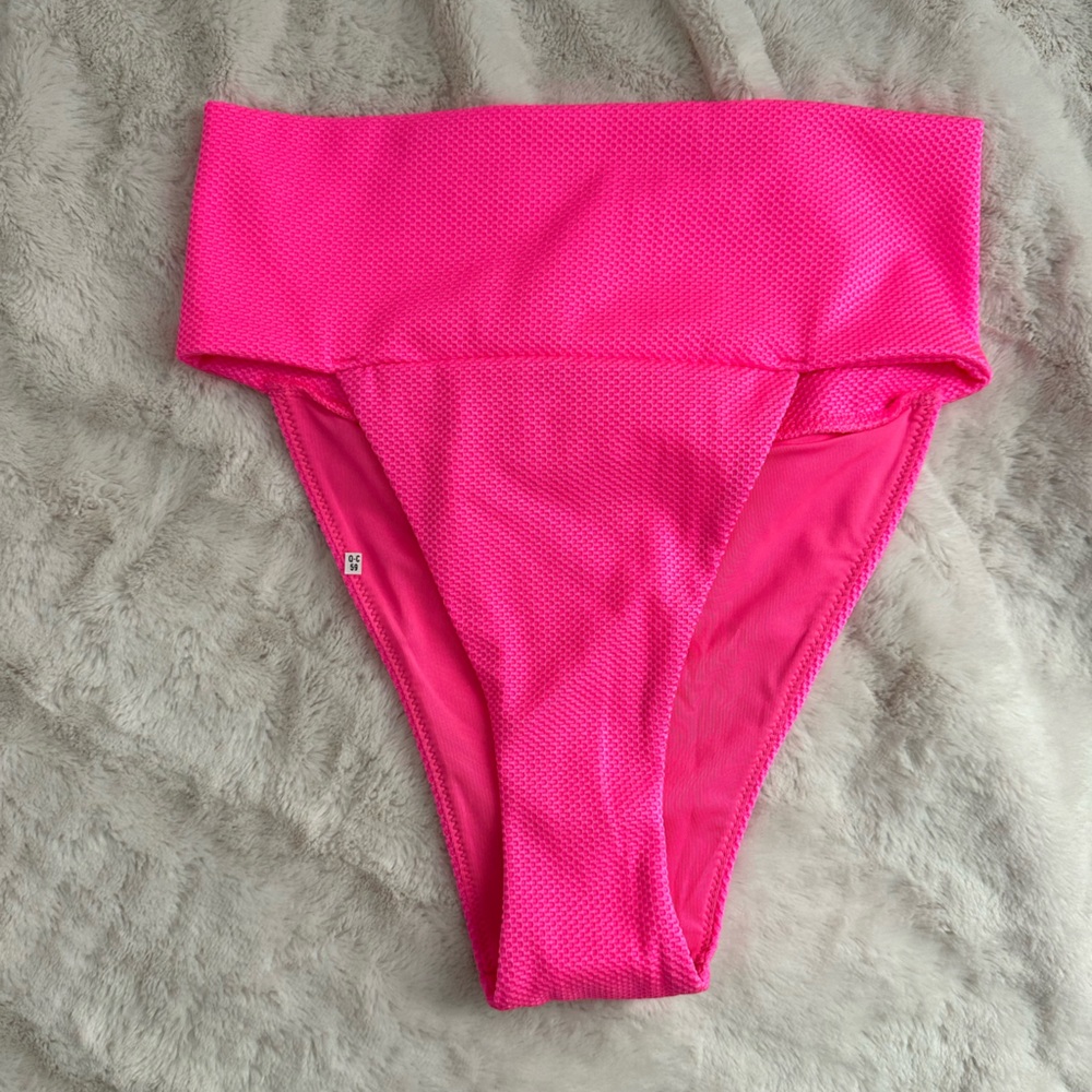 NWT Aerie High-Rise Cheeky Bikini Bottom